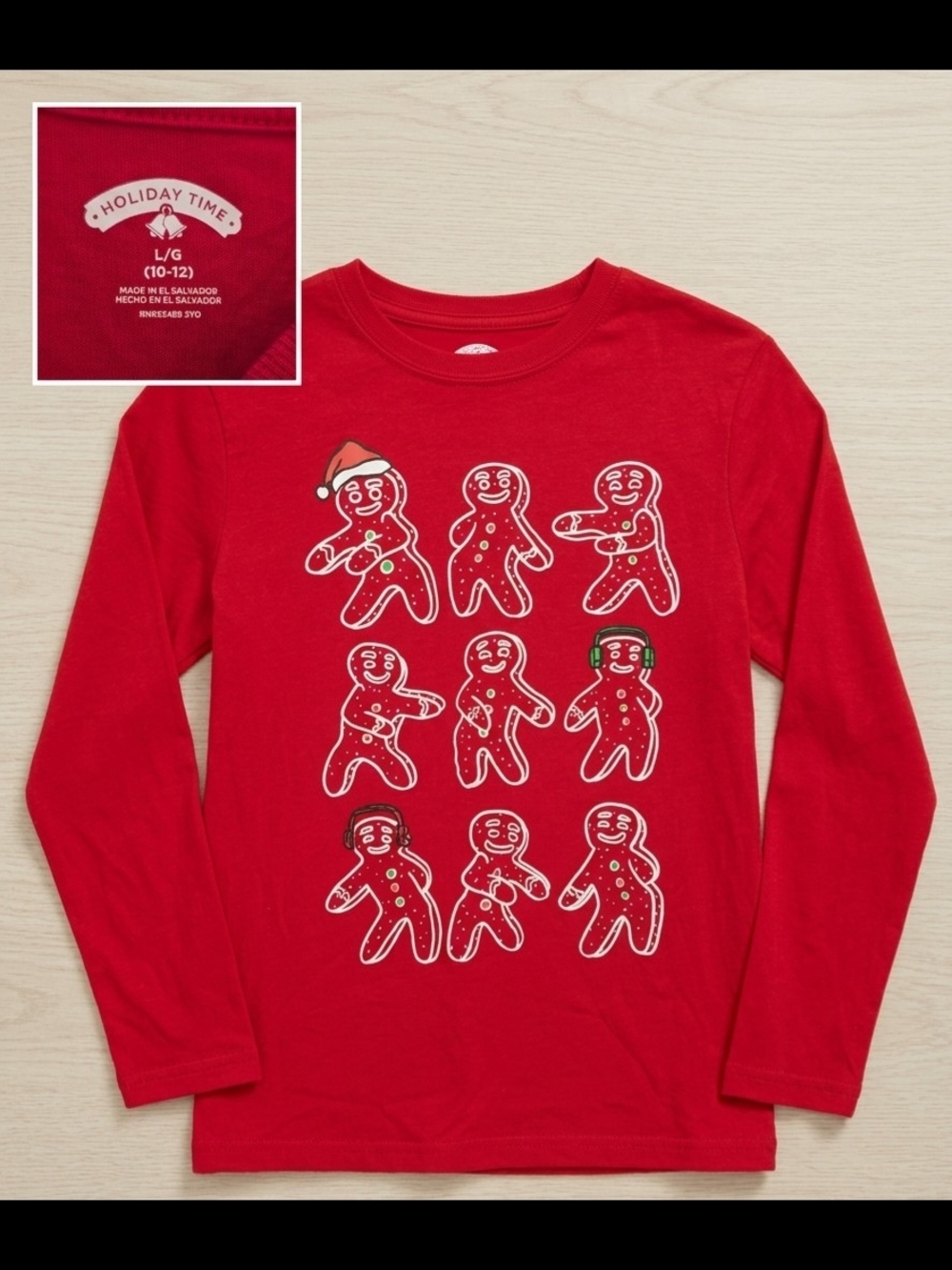 💖=3/$20 Boys' "Dancing Gingerbread Man" from Holiday Timw